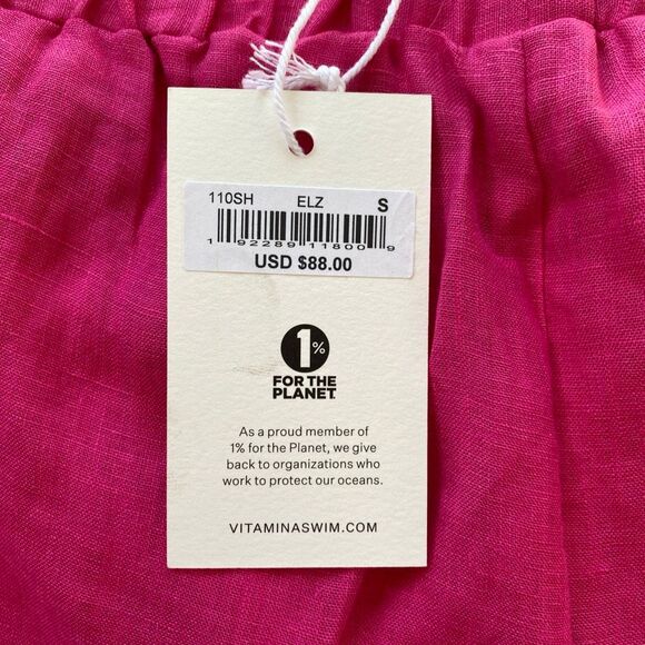 Vitamin A Tallows Linen Short - Ecolinen Size Small - Picture 6 of 8